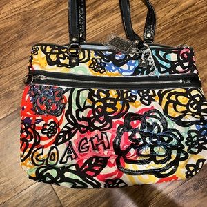 Colorful Coach Purse